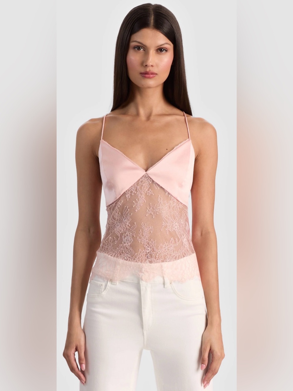 Alice + Olivia Julietta Lace Tank